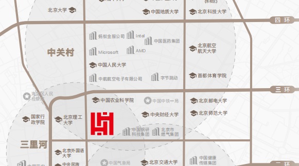 大厦简略地图